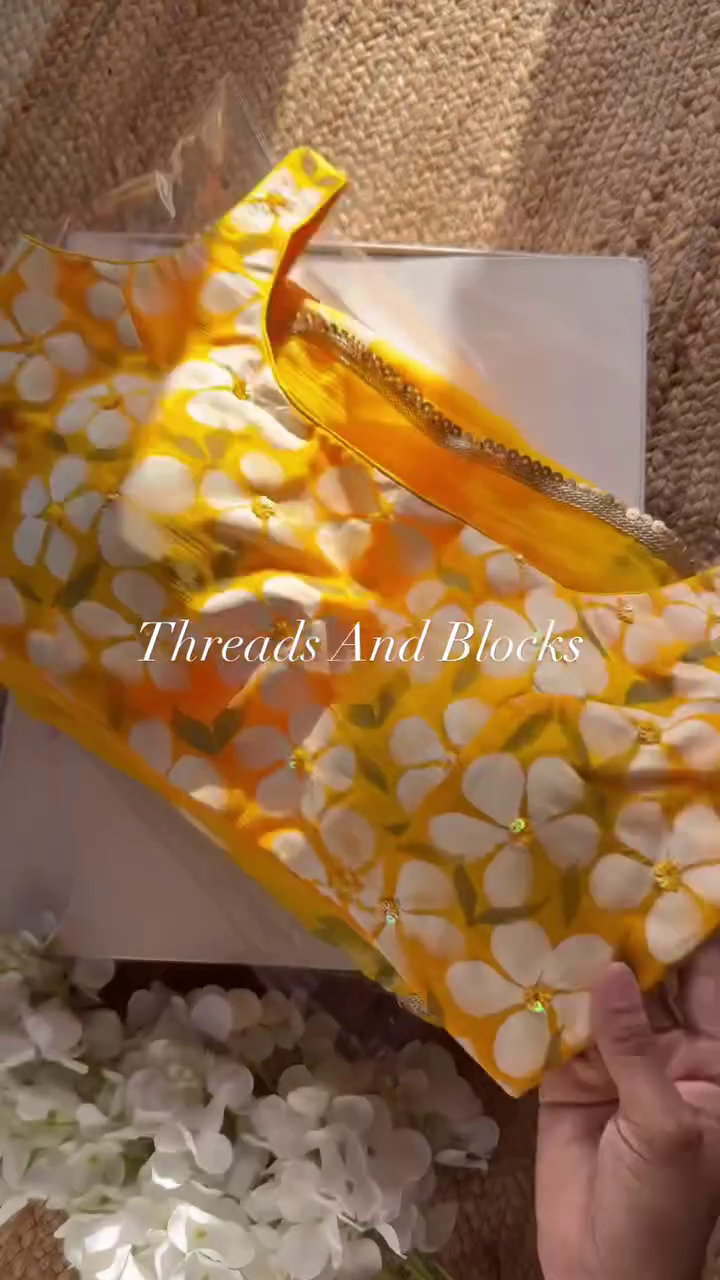 Elegant Yellow Floral Organza Saree for Women | Designer Festive & Party Wear Saree 2