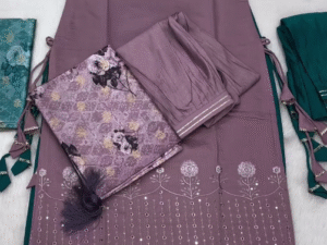 Embroidery Un Stitched Salwar Set