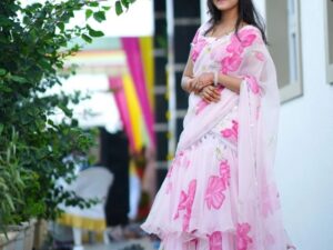 Introducing Our Pink Cotton Suit Set , A 3 - Piece Ensemble