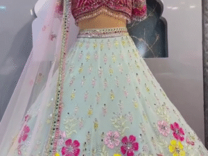 Georgette Lehenga Choli With Net Dupatta Elegant Festive Wear With Flowing Flair & Modern Ethnic Charm