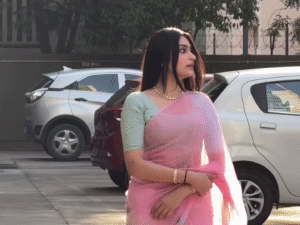 🌸 Blush Elegance Pink Saree 🌸