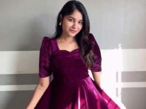 💜 “Velvet Charm Princess Dress – Elegant Shine for Every Occasion ✨👑”