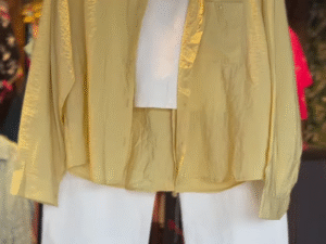Lemon Light – Casual Overshirt Coord Set