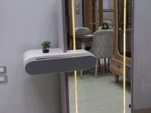 🪞✨ Aura Arch LED Mirror Console – Modern Luxury with Soft Glow ✨🪞