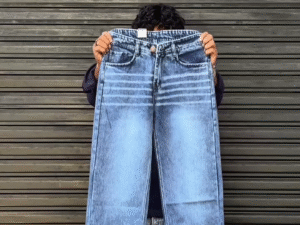 🔥 Urban Edge Wide-Fit Denim Jeans – Streetwear Essential 🔥