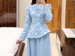 ✨ Long Sleeve Tulle Dress – Premium Layered Mesh Evening & Party Wear for Women