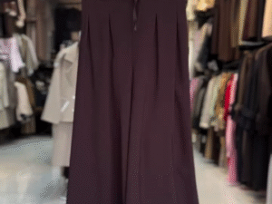 ✨ Coffee Brown Flared Fit Trousers with Belt – A Perfect Blend of Style and Comfort ✨