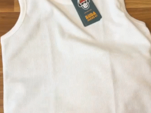 Classic White Ribbed Tank Top by Buda Jeans Co. – Everyday Comfort at Just ₹99!