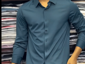 💚 Stylish Highlander Teal Green Slim-Fit Shirt – Modern Casual Look at Just ₹149!
